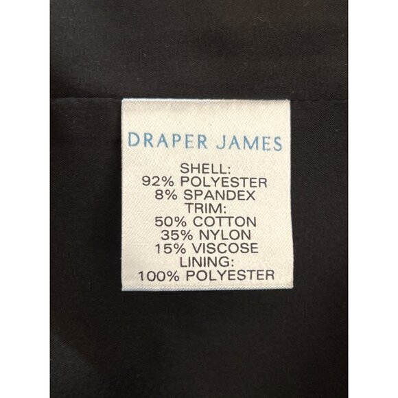 NWT Draper James Lace Collared Velvet Shift Dress Size O Wednesday Adams Style - Picture 5 of 6